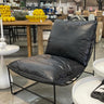 Leonardo Leather Lounge Chair at online8 furniture store Auckland