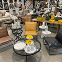 Leonardo Leather Lounge Chair at online8 furniture store Auckland