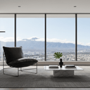 Leonardo Leather Lounge Chair at online8 furniture store Auckland