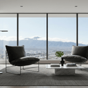 Leonardo Leather Lounge Chair at online8 furniture store Auckland