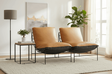 Leonardo Leather Lounge Chair at online8 furniture store Auckland