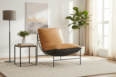Leonardo Leather Lounge Chair at online8 furniture store Auckland