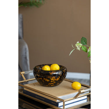 Leopard Glass Vase at online8 furniture store Auckland