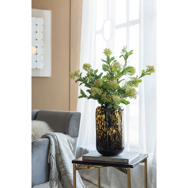 Leopard Glass Vase at online8 furniture store Auckland