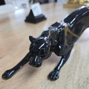 Leopard Statue – Black at online8 furniture store Auckland