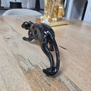 Leopard Statue – Black at online8 furniture store Auckland