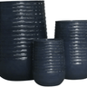 Light weight Ribbed Resin Planter at online8 furniture store Auckland