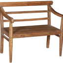 Lila Solid Teak 2 Seater Bench - Indoor/Outdoor at online8 furniture store Auckland
