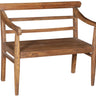 Lila Solid Teak 2 Seater Bench - Indoor/Outdoor at online8 furniture store Auckland