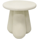 Lima Rendered Side Table - Natural at Online8 Furniture Auckland NZ