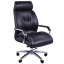 Lincoln Vintage Leather Adjustable Chair - Belon Black at online8 furniture store Auckland