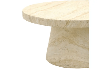 Liss Travertine Look Coffee Table at online8 furniture store Auckland