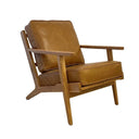 Lodge Leather Armchair - Camel at online8 furniture store Auckland