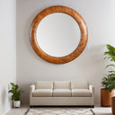 Lombardia XL Framed Oval Wall Mirror - 1520mm at online8 furniture store Auckland