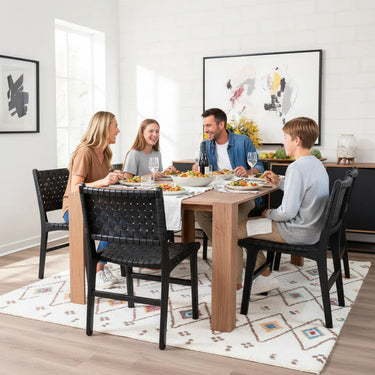 London Dining Chair - Teak Black at online8 furniture store Auckland