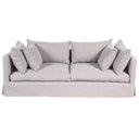 Long Island Slip Cover Sofa - Natural Linen at online8 furniture store Auckland