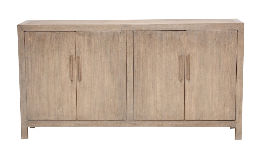 Lotus & Jade 4 Door Buffet in Poplar Weathered Rustic Oak