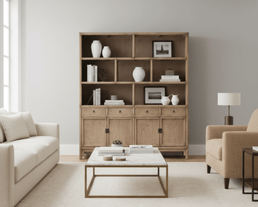 Lotus & Jade Display Unit - Reclaimed Pine at Online8 Furniture Auckland NZ