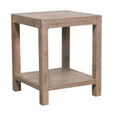 Lotus & Jade End Table - Pine at Online8 Furniture Auckland NZ