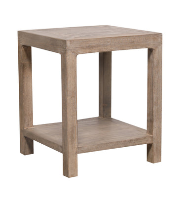 Lotus & Jade End Table - Pine at Online8 Furniture Auckland NZ