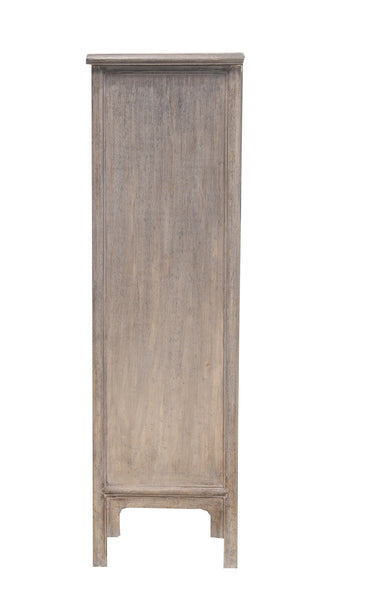 Lotus & Jade Tall 2 Door Cabinet  - Poplar at Online8 Furniture Auckland NZ