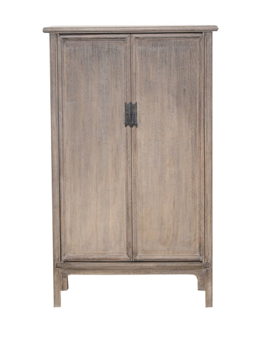 Lotus & Jade Tall 2 Door Cabinet  - Poplar at Online8 Furniture Auckland NZ