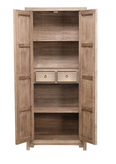 Lotus & Jade Tall 2 Door Cabinet – Poplar at Online8 Furniture Auckland NZ