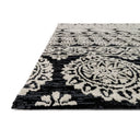 Lotus Rug Black/Silver | 150x229 at online8 furniture store Auckland
