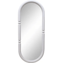Lourve Wooden Mirror - Matt White at online8 furniture store Auckland