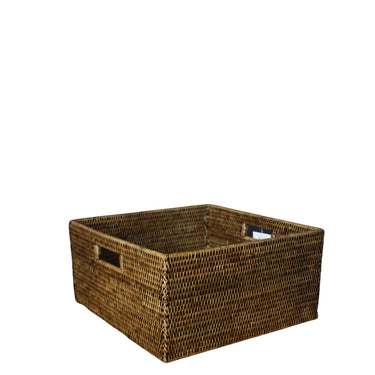 Low Domestic Basket With Handgrips 40*20 at online8 furniture store Auckland
