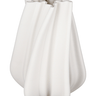 Lowri White 3D Printed Ceramic Vase - Large at online8 furniture store Auckland