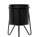 Luca Planter on Stand Black at online8 furniture store Auckland