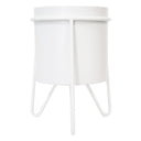 Luca Planter on Stand White at online8 furniture store Auckland