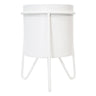 Luca Planter on Stand White at online8 furniture store Auckland
