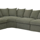 Lucca Modular Slip Cover Lounge Suite - Olive at Online8 Furniture Auckland NZ