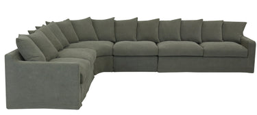 Lucca Right 2 Seater - Olive at online8 furniture store Auckland