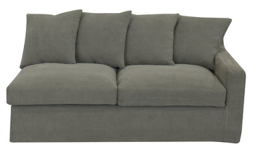 Lucca Right 2 Seater - Olive at online8 furniture store Auckland
