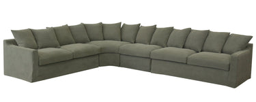 Lucca Right 2 Seater - Olive at online8 furniture store Auckland