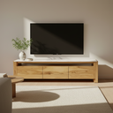 Lucia Acacia & Marble Media Unit at online8 furniture store Auckland