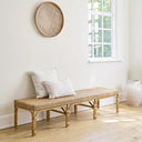 Luis Rattan Bench – Sika Design at Online8 Furniture Auckland NZ