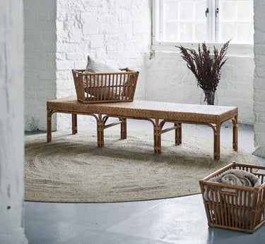 Luis Rattan Bench – Sika Design at Online8 Furniture Auckland NZ