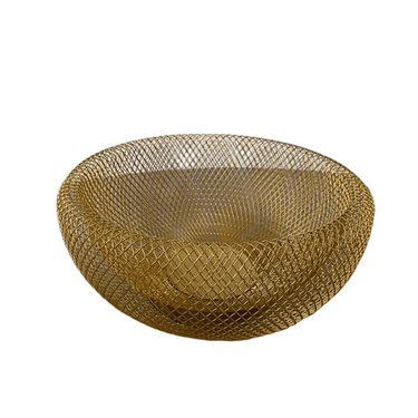 Luma Fruit Bowl - Gold at online8 furniture store Auckland