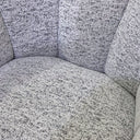 Luna Accent Chair - White & Black at online8 furniture store Auckland