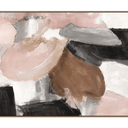 Luna Framed Canvas - Natural at online8 furniture store Auckland