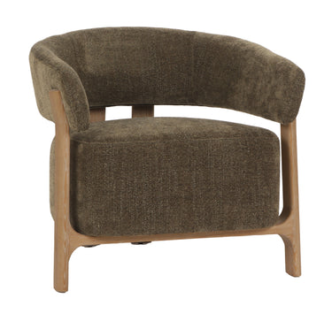Luna Occasional Chair - Olive at online8 furniture store Auckland