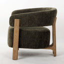 Luna Occasional Chair - Olive at online8 furniture store Auckland