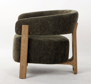 Luna Occasional Chair - Olive at online8 furniture store Auckland