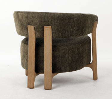Luna Occasional Chair - Olive at online8 furniture store Auckland