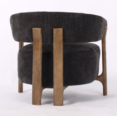 Luna Occasional Chair - Steel at online8 furniture store Auckland