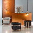 Luna Occasional Chair - Taupe at online8 furniture store Auckland